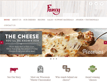 Tablet Screenshot of fancybrandcheese.com